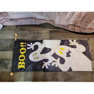 Boo Ghosts Halloween wall scroll decor